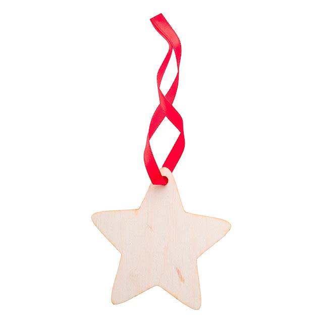 WoXmas Christmas ornament, star - beige