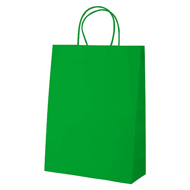 Mall papírová taška - zelená