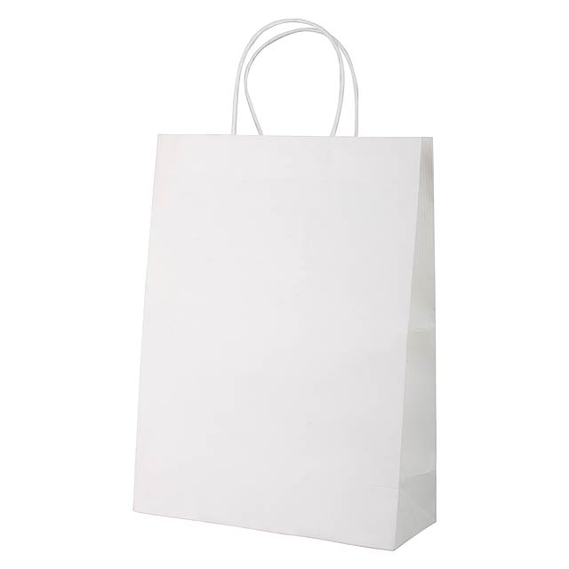 Store papírová taška - biela