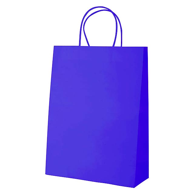 Store papírová taška - modrá