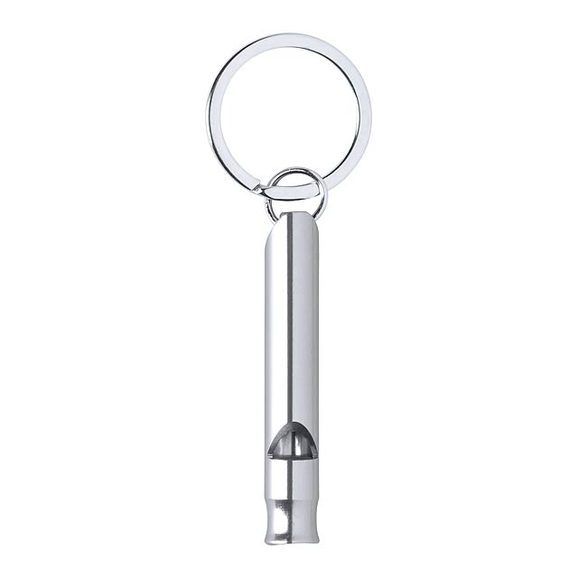 Debrant přívěšek na klíče s píšťalkou - stříbrná