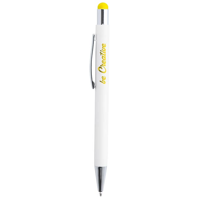 Woner kuličkové pero - žlutá