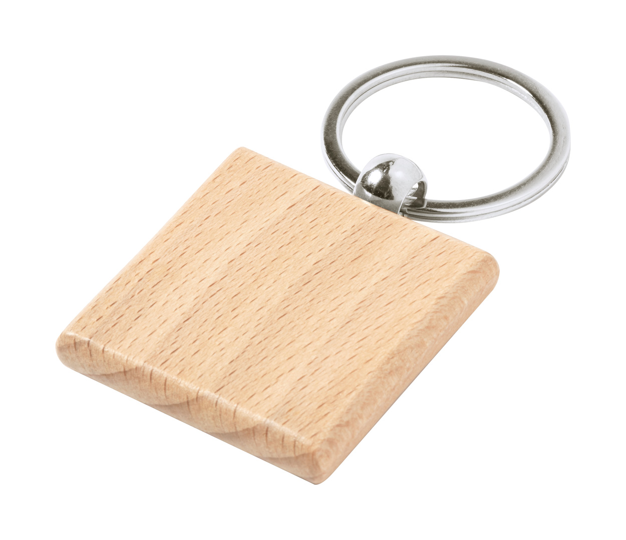 Pelton key ring, square - beige