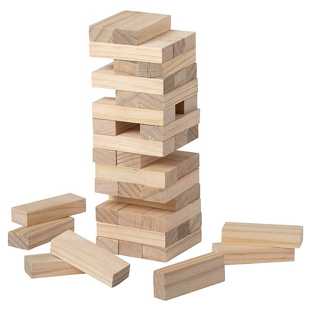 Sabix dřevěná stavebnice - věž - dřevo