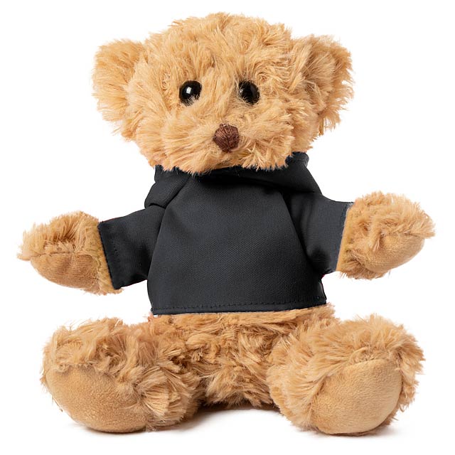Loony teddy bear - black