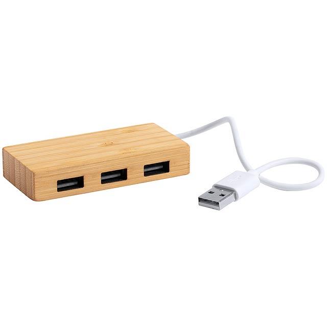 Revolt USB hub - wood