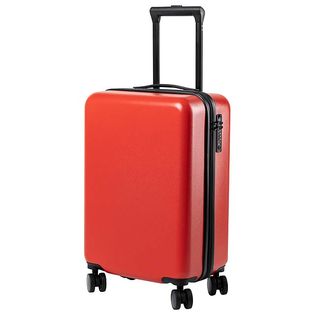 Hessok suitcase on wheels - red