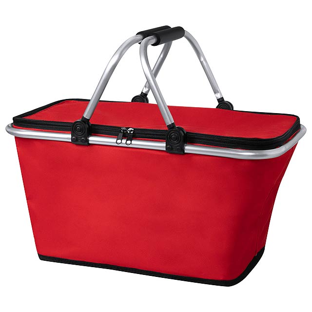 Yonner cooling picnic basket - red