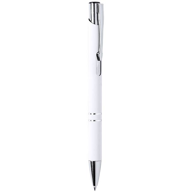Zromen kuličkové pero - biela
