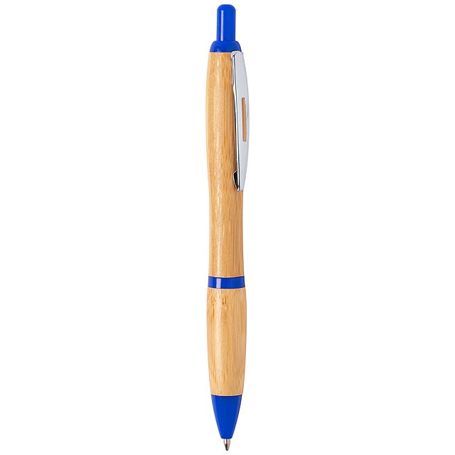 Dafen bambusové kuličkové pero - modrá