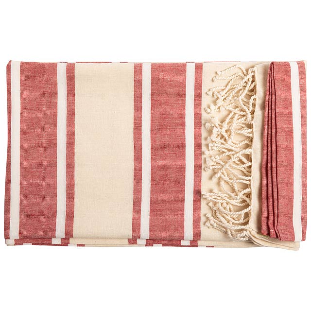 Yistal beach towel - red