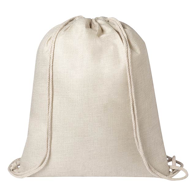 Lizcom bag with drawstring for sublimation - beige