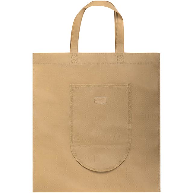 Fesor folding shopping bag - brown