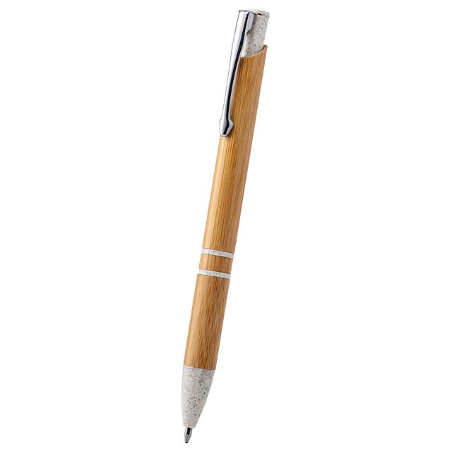 Lettek Bambus Kugelschreiber - Beige