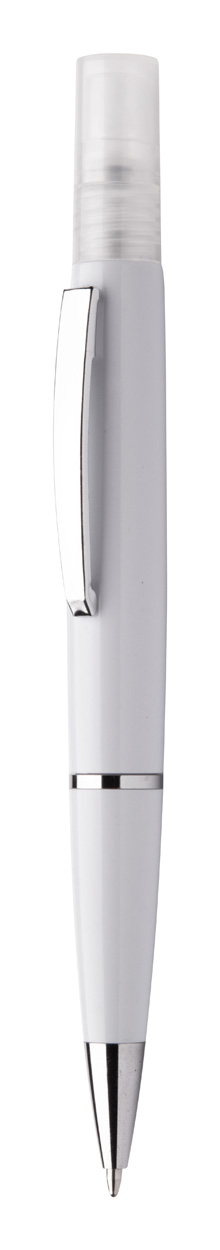 Tromix ballpoint pen with spray - white