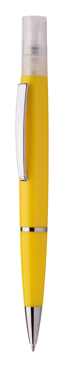 Tromix ballpoint pen with spray - yellow