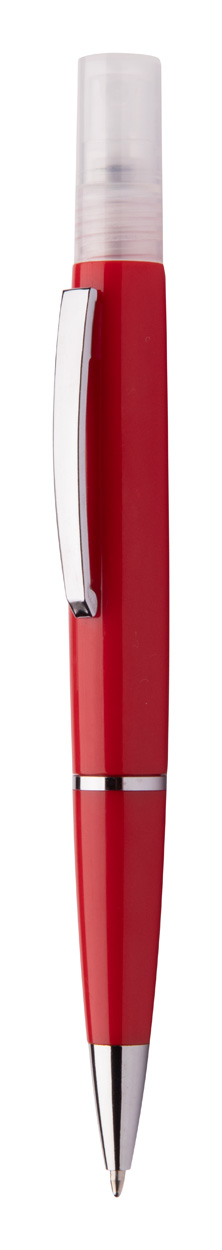 Tromix ballpoint pen with spray - red