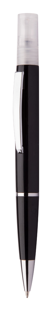 Tromix ballpoint pen with spray - black