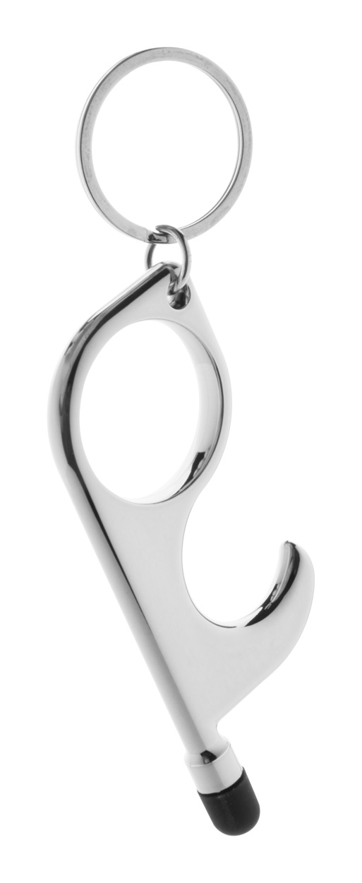 Cimak hygiene key with stylus - silver