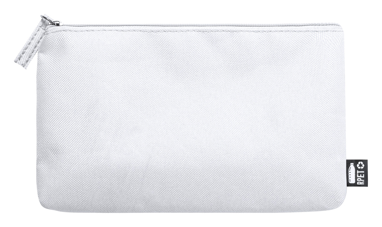 Akilax RPET cosmetic bag - white