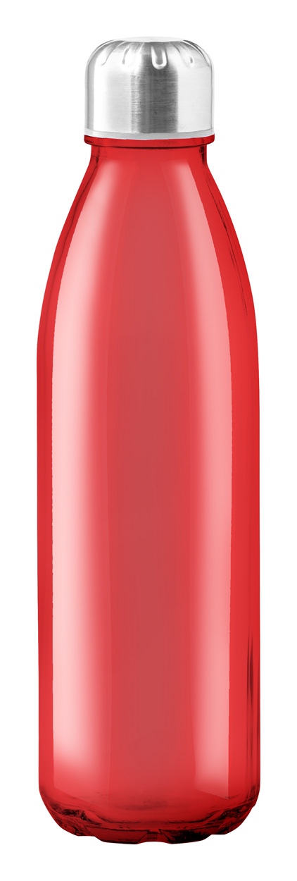 Sunsox skleněná láhev - červená
