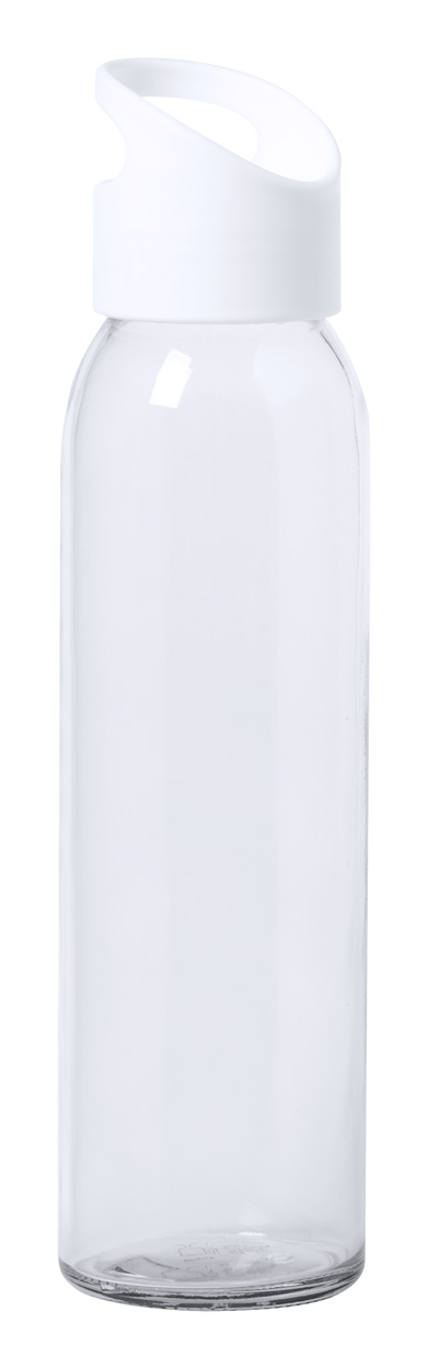 Tinof glass sports bottle - white