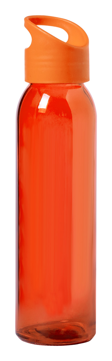 Tinof glass sports bottle - orange