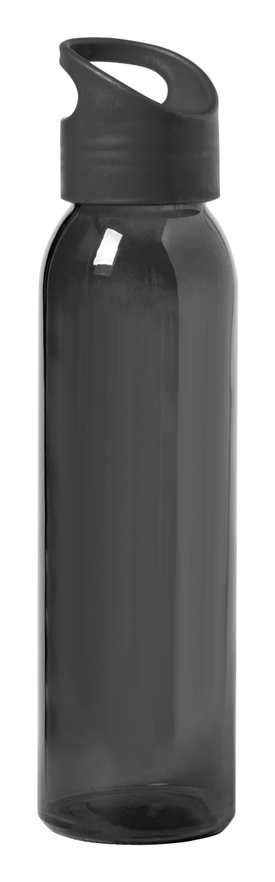 Tinof glass sports bottle - black