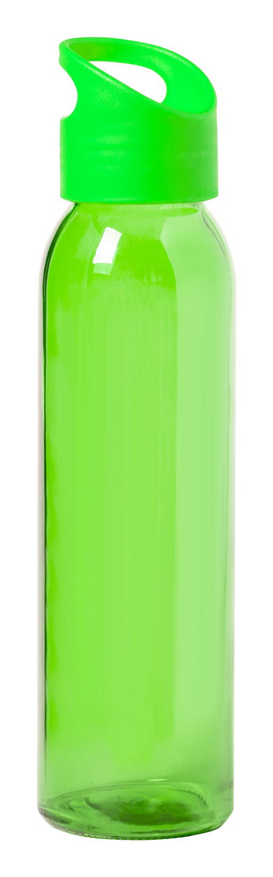 Tinof glass sports bottle - lime