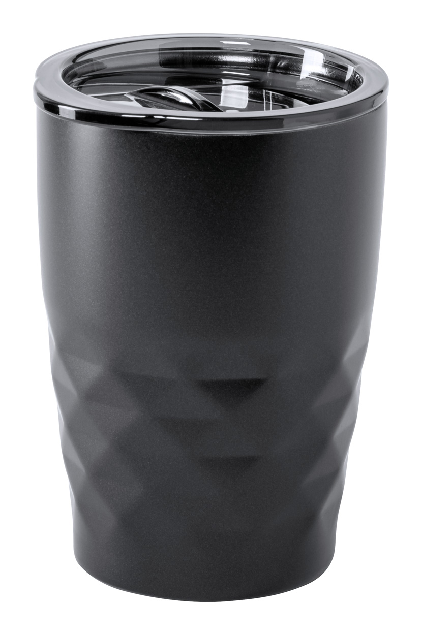 Blur thermal mug with copper insulation - black