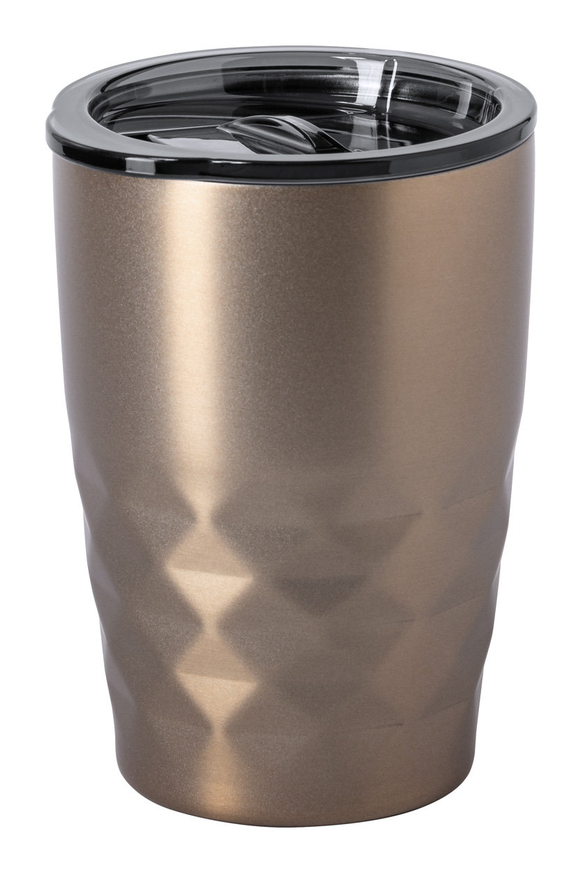 Blur thermal mug with copper insulation - gold