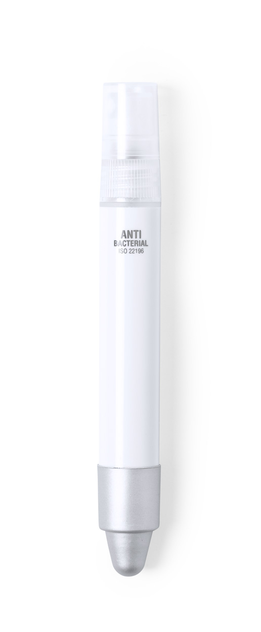 Fruk antibacterial spray in a ballpoint pen - white