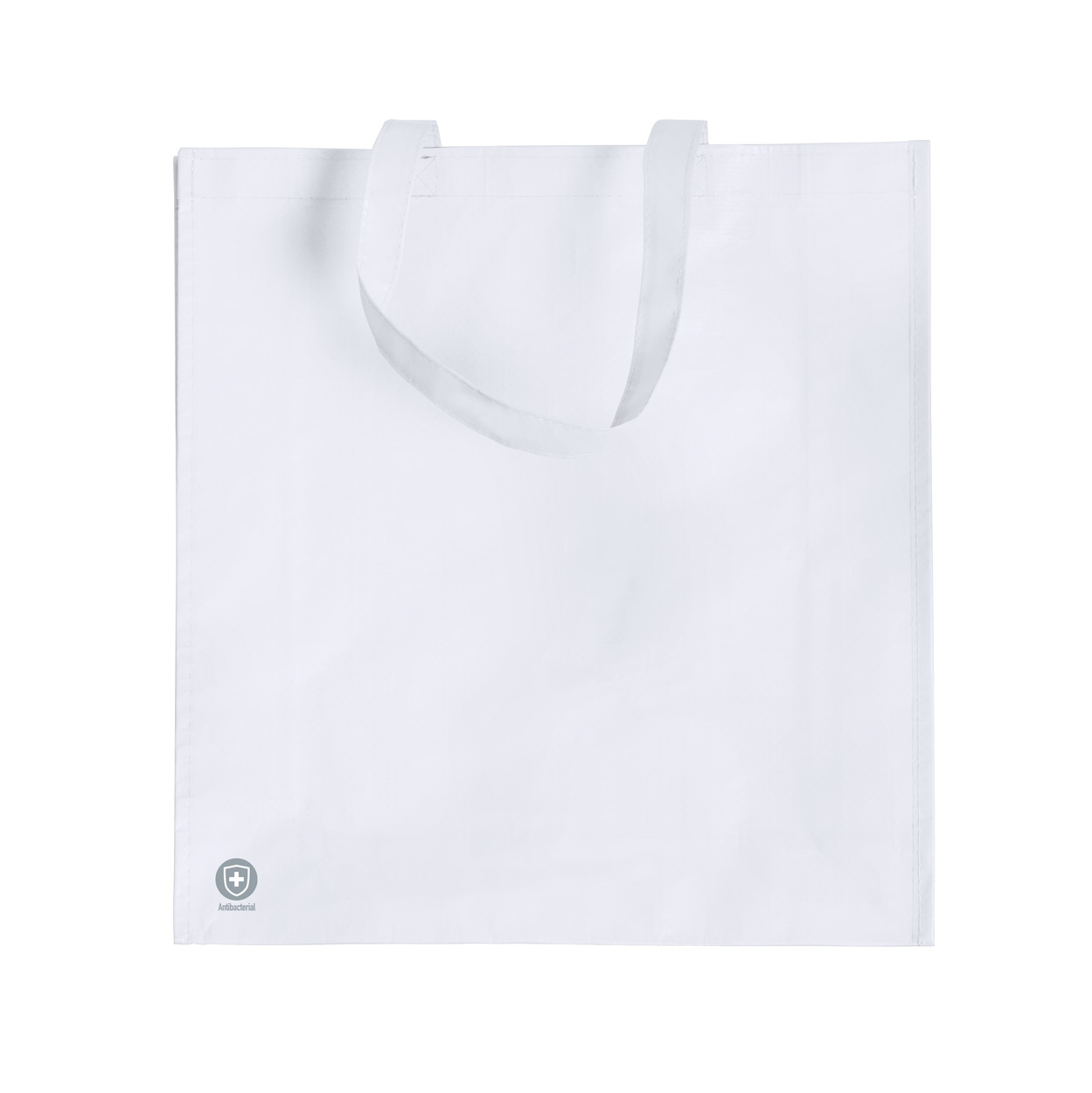 Kiarax antibacterial shopping bag - white