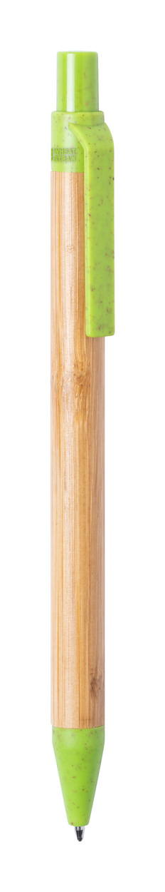 Roak bamboo ballpoint pen - lime