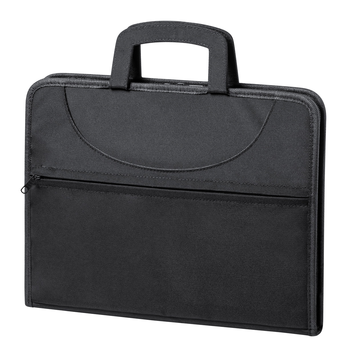 Wattan laptop briefcase - black