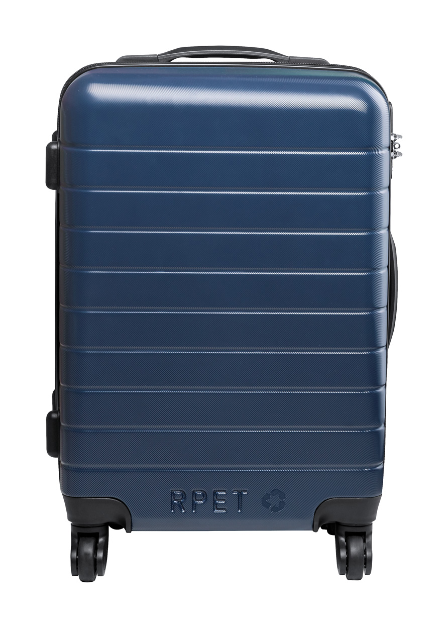 Dacrux RPET Koffer auf Rädern - blau