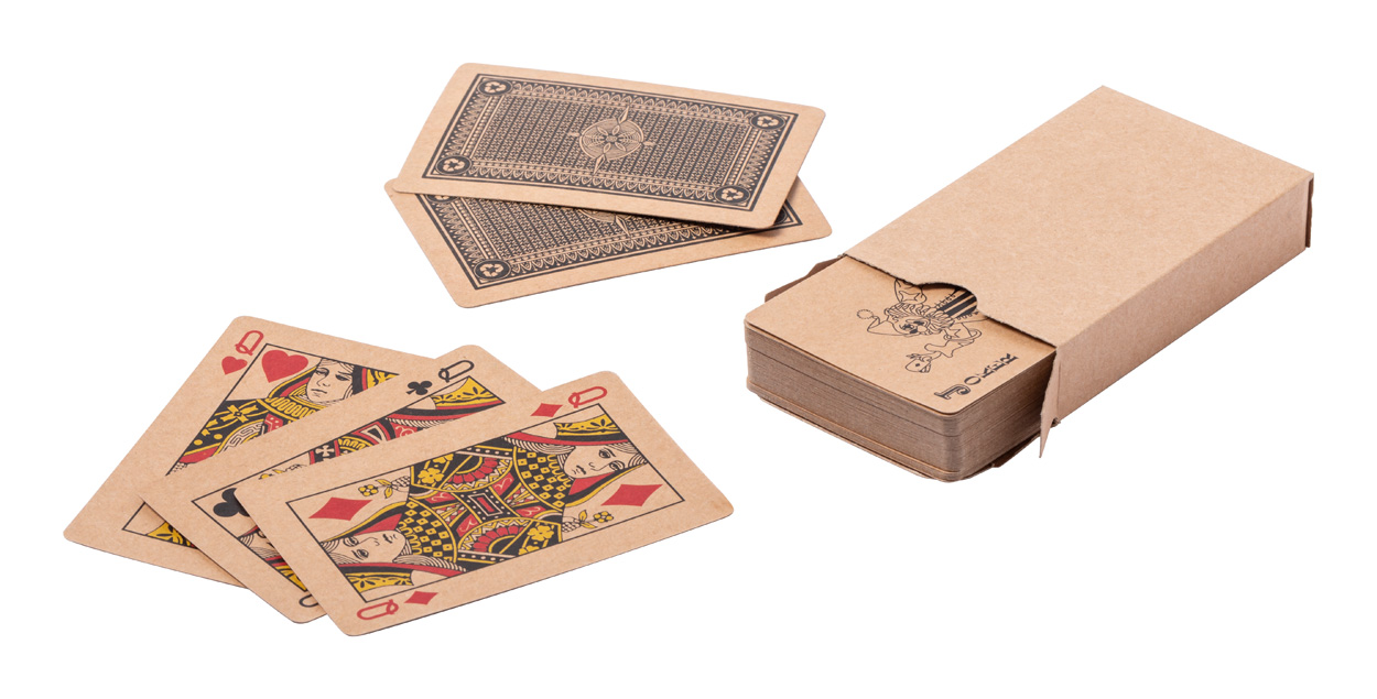 Trebol playing cards made of recycled paper - beige