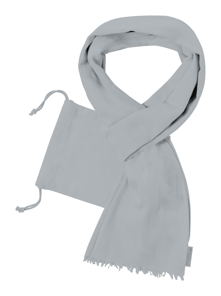 Betty organic cotton scarf - grey