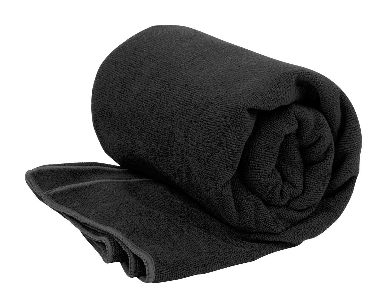 Risel RPET ručník - čierna