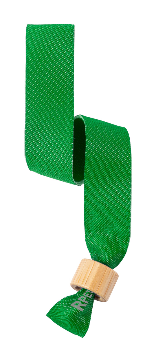 Broch RPET-Festivalarmband - Grün