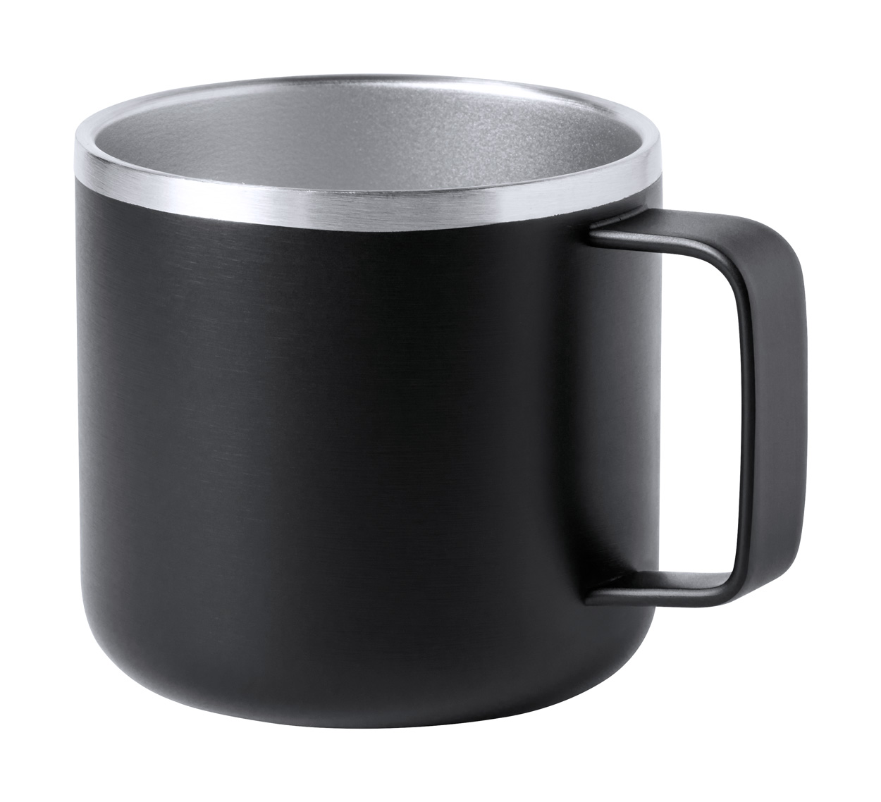 Shirley stainless steel mug - black