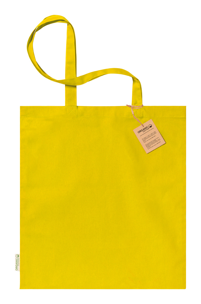 Klimbou bavlněná nákupní taška - žlutá