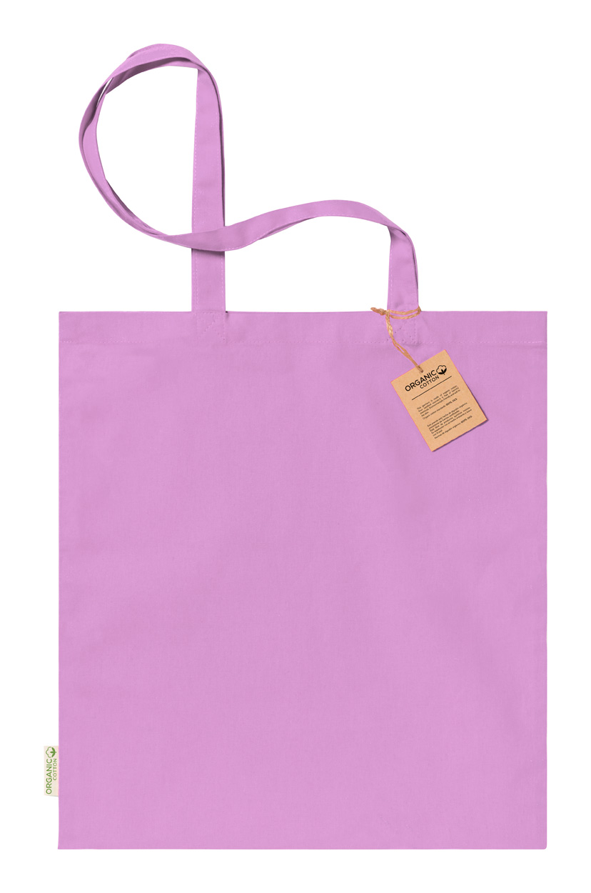 Klimbou bavlněná nákupní taška - ružová
