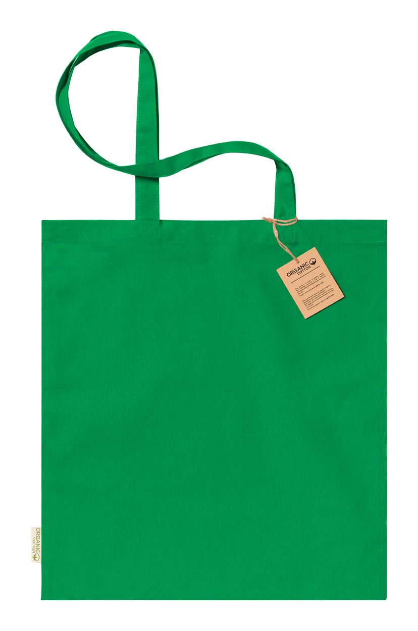 Klimbou cotton shopping bag - green