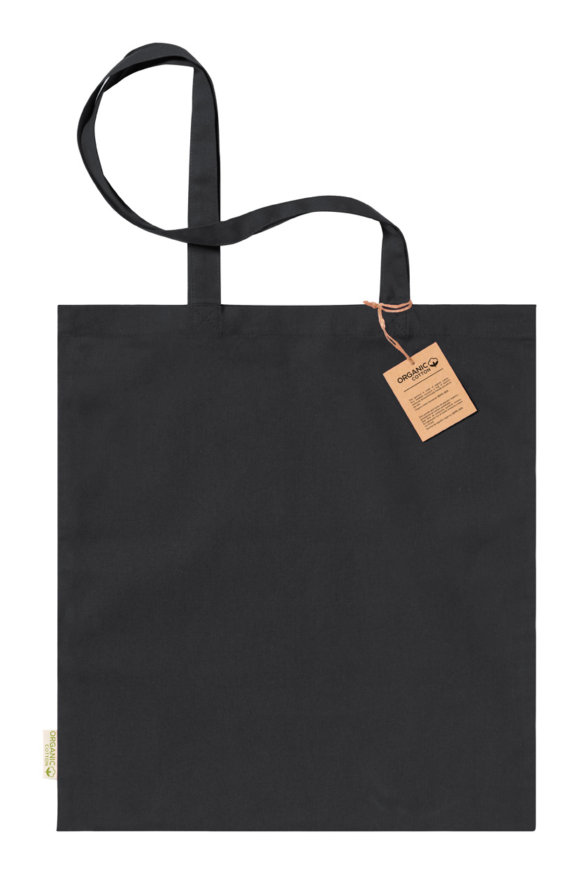 Klimbou bavlněná nákupní taška - čierna