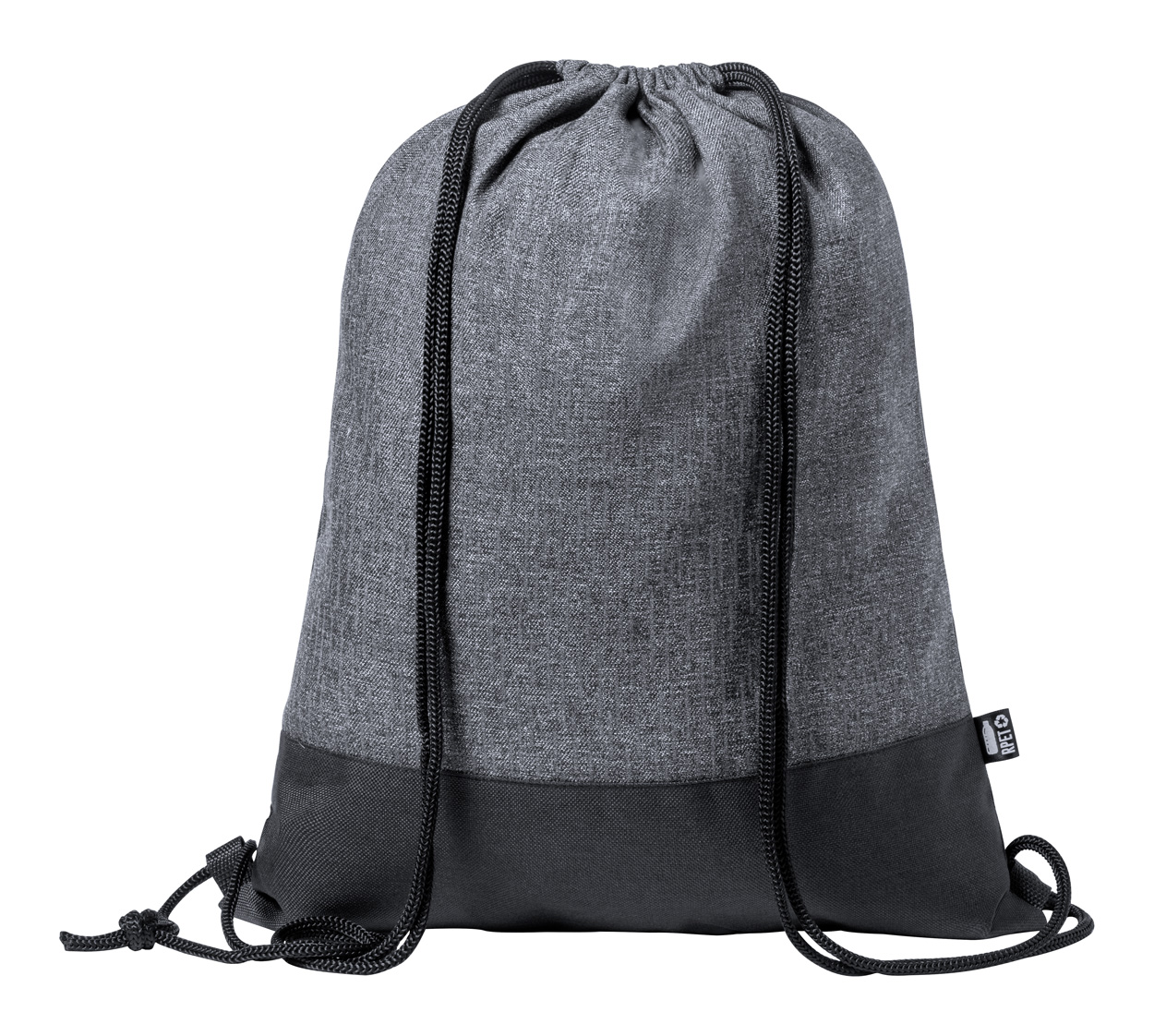 Stabby reflective drawstring bag - grey