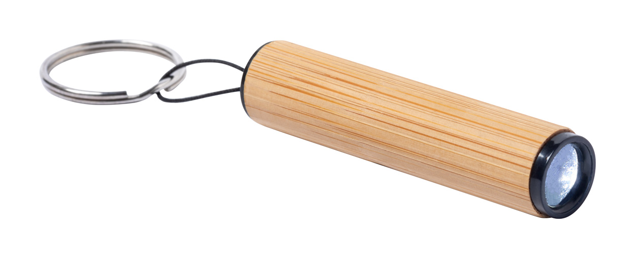 Vulko baterka z bambusu - béžová