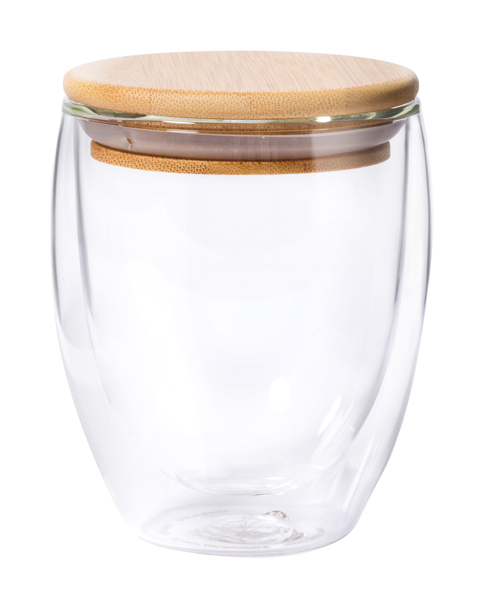 Nystre glass thermo mug - transparent