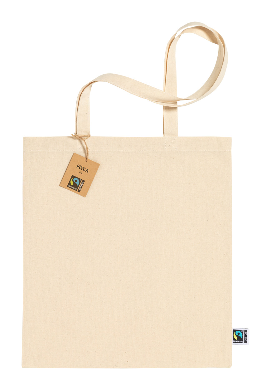 Flyca fairtrade shopping bag - beige