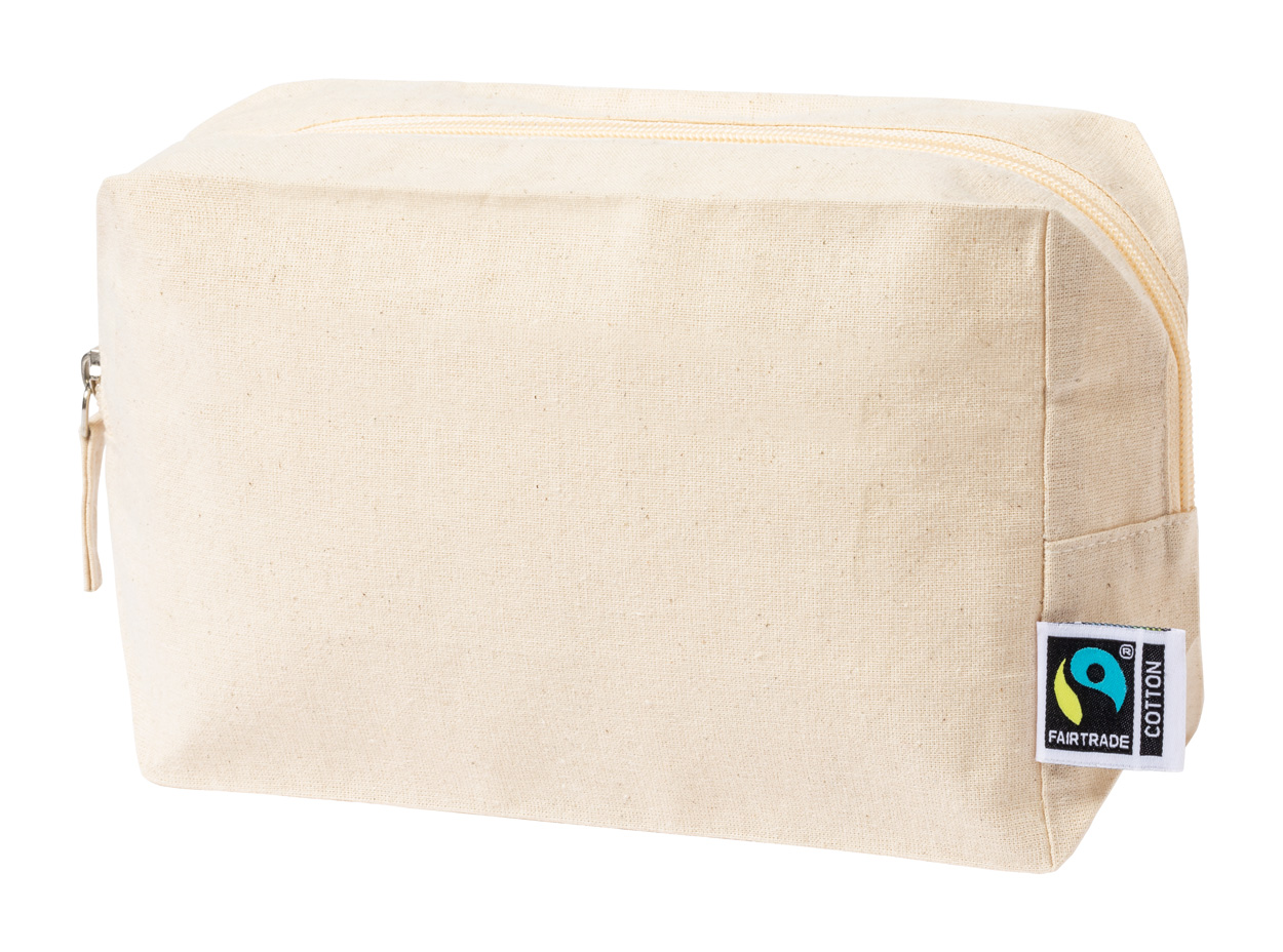 Grafox fair trade cosmetic bag - beige
